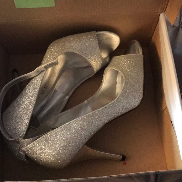 Rampage Shoes - Rampage silver open toed shoes Rampage Shoes - Rampage silver open toed shoes